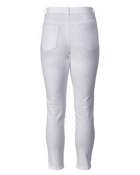 Vassalli Skinny Leg Ankle Grazer 5744 - White