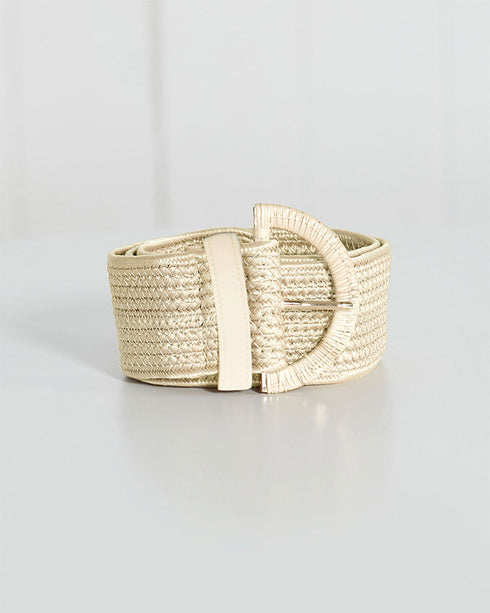 The Flow Buckle Belt - Natural