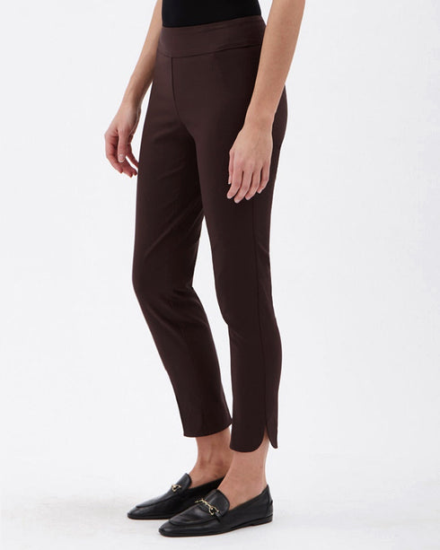 Up Pants Techno 28" Petal Slit Pant Coffee