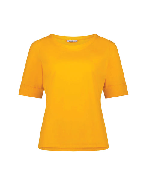 Vassalli Boat Neck Tee/Top - Mango