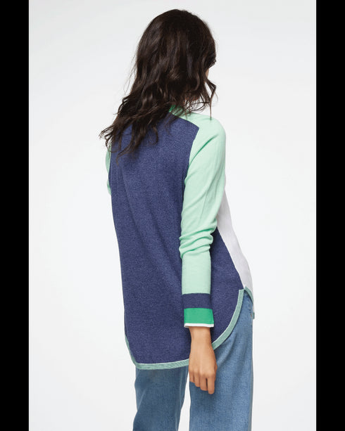 Z & P Colour Block Jumper - White Combo