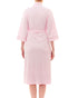 Givoni Short Wrap Dressing Gown - Pink