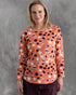 Yarra Trail Boab Print Orange Dot Long Sleeve Top