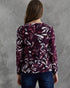 Yarra Trail Foliage Print Long Sleeve Top