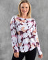 Yarra Trail Viscose Peony Print Top