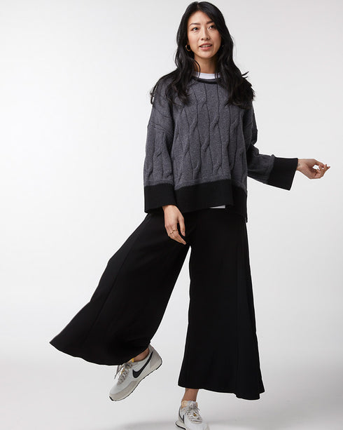 Z&P Cable Jumper- Charcoal/Black