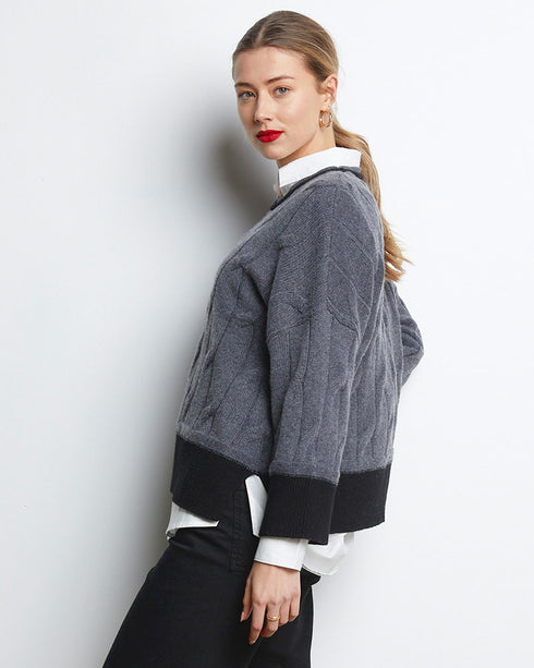 Z&P Cable Jumper- Charcoal/Black