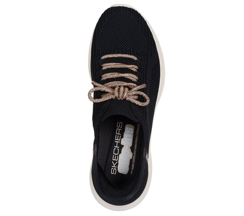 Skechers Ultra Flex 3.0 - Diamond Dreamer - Black/Rose Gold