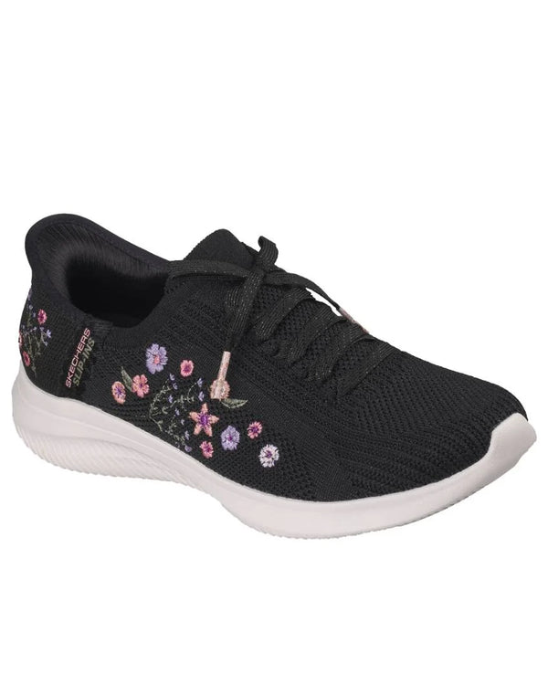 Skechers Ultra Flex 4.0 - Sweet Petals - Black