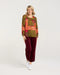 Black Stone Frances Gathered Yoke Top - Pink Pistachio