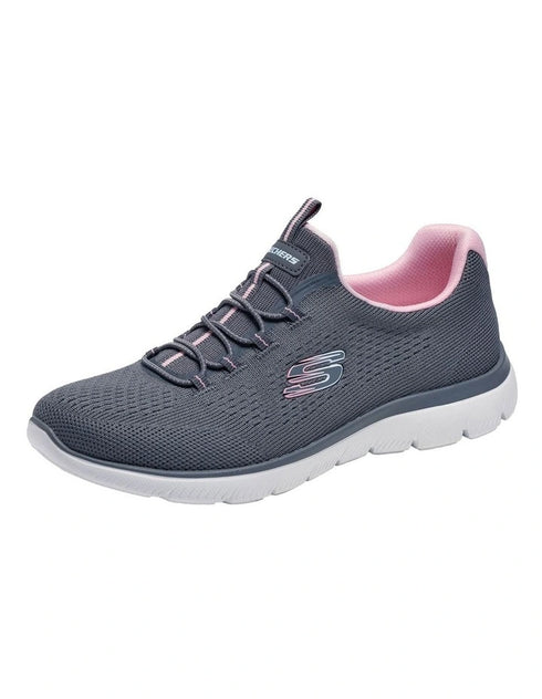 Skechers Summits - Radiant Flow - Charcoal/Pink