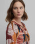 Yarra Trail Feather Stone Print Blouse