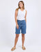 Foxwood Sarah Denim Short - Mid Blue