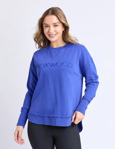 Foxwood Simplified Crew - Dazzling Blue