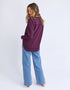 Foxwood Simplified Crew - Plum