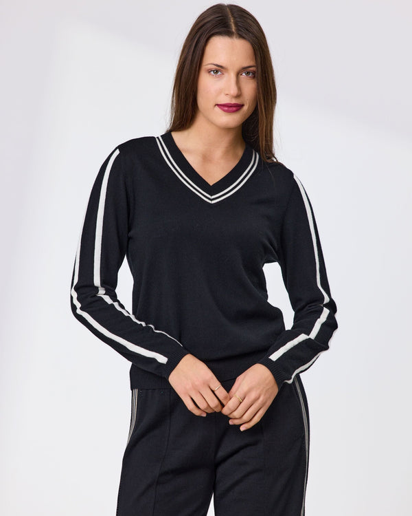 Newport Reagan Merino Jumper - Black