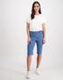 Vasalli Slim Leg Denim Shorts 5804CS - Light Denim