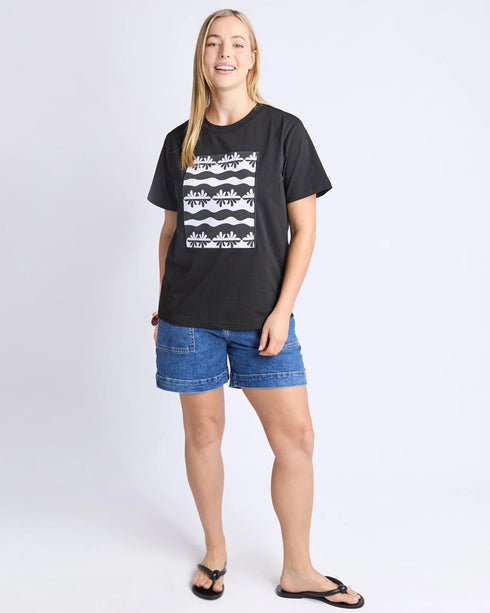 Elm Casa Cotton Tee - Black