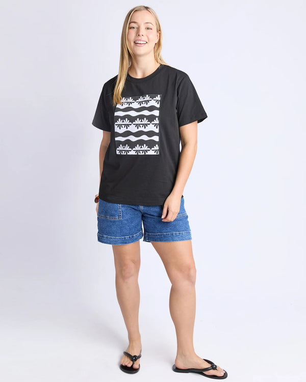 Elm Casa Cotton Tee - Black