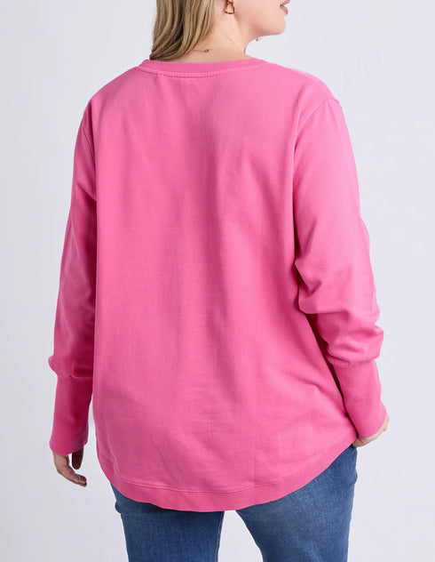 Elm Divine Crew - Hot Pink