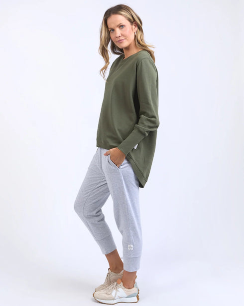 Elm Divine Crew- Khaki