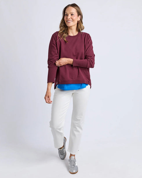 Elm Divine Crew-PLUM