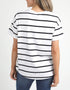 Elm Halli Tee - Navy Stripe