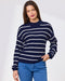 Newport Abby Merino Jumper - Ink/Ivory