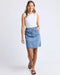 Elm Birdie Denim Skirt - Blue