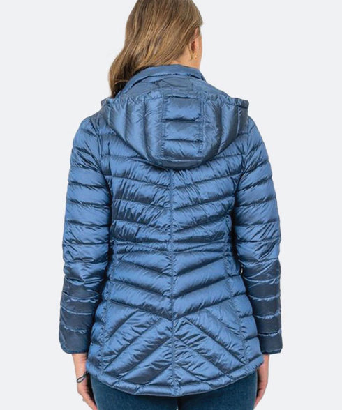 Maglia Down Fill Puffer Jacket - Azure