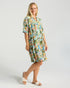 Black Stone Rosanna Short Tiered Dress - Casa Del Sol Print