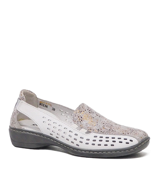 Cassini Moana Summer Shoe - White Gold Pan
