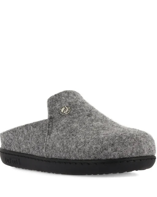 DR Feet Felt Wool Slipper Hoops - Dark Grey