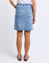 Elm Birdie Denim Skirt - Blue