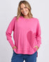 Elm One Heart Crew - Hot Pink
