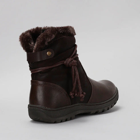CC Resorts Gemma Vegan Boot - Chocolate