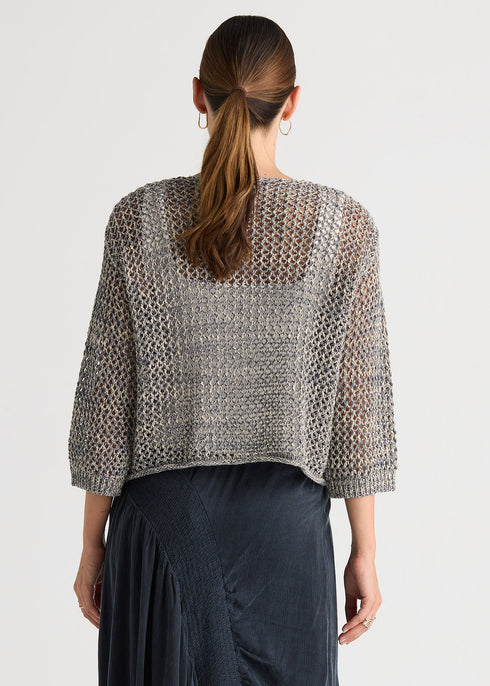 LD+Co Colour Mix Cardi - Graphite