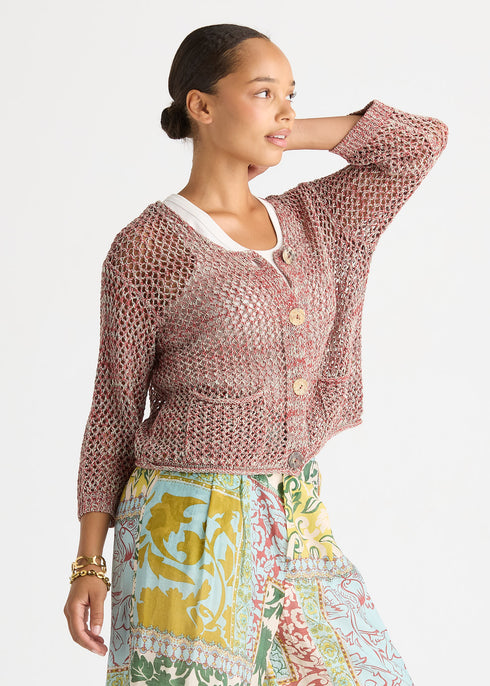 LD+Co Colour Mix Cardi - Sage