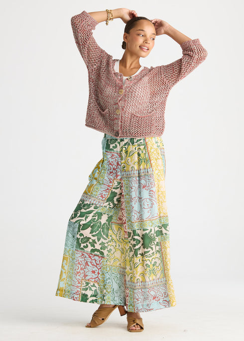 LD+Co Colour Mix Cardi - Sage