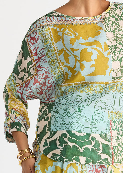 LD+Co Relaxed Print Top - Mosaic