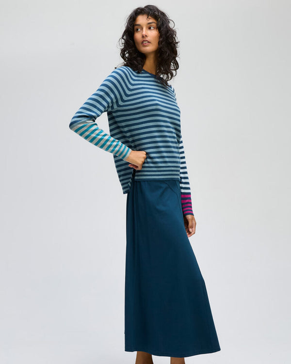 LD+Co Retro Bands Crew - Teal