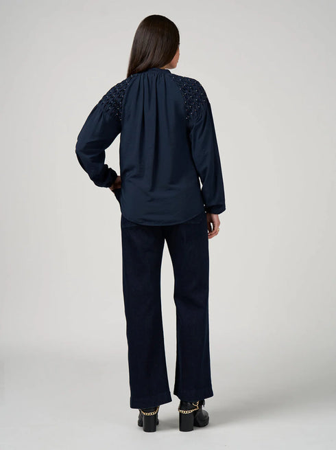 Loobies Story Bijou Blouse - Indigo