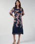 Loobies Story Mirissa Midi Dress - Indigo Multi