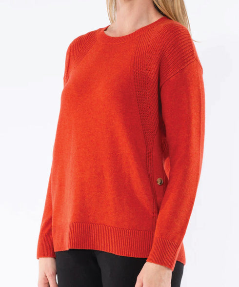 Jump Side Button Pull Over - Marmalade