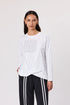 Duo Prism Long Sleeve Tee - White