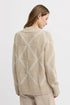 Yarra Trail Indiana Knit - Almond/Ecru