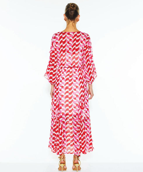 Fate + Becker Just Love Ruffle Dress - Geo Link