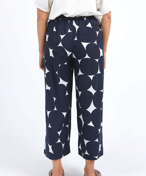 Elm Demi Spot Pant - Navy