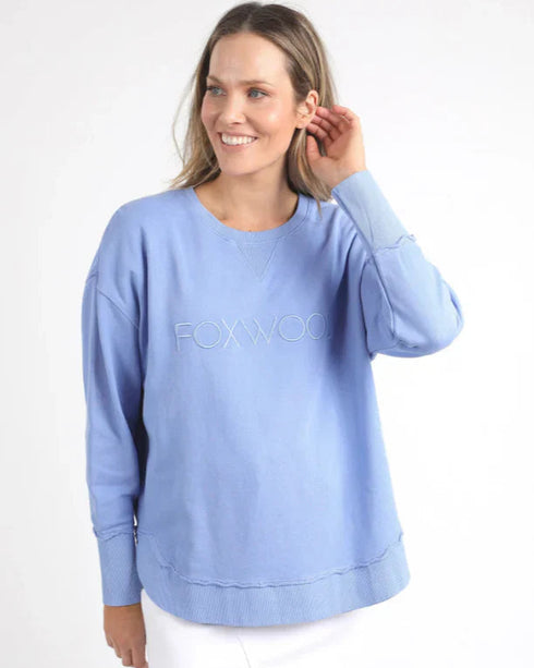 Foxwood Simplified Crew - Neon Blue