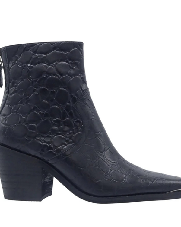 Tamara Brew Boot - Black Croc